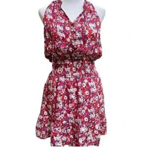 Parker sleeveless floral dress small